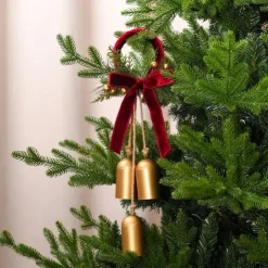 Outlet 3 cloches gold avec nAud rouge