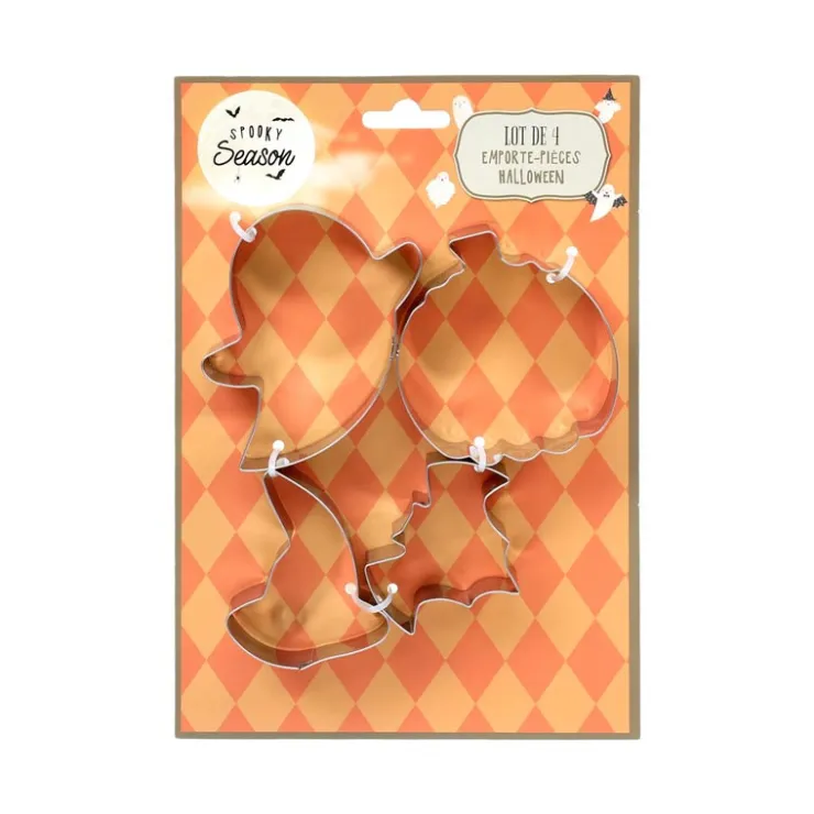 New SPOOKY & CELEBRATIONS 4 emporte-pieces halloween