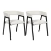Outlet 2 fauteuils design cotele scott