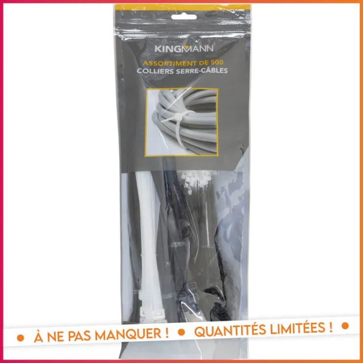 Clearance 500 liens de serrage assortis