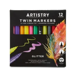 Outlet ARTISTRY 12 marqueurs doubles paillettes