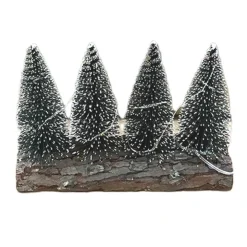 Sale 4 sapins sur pied en bois avec l