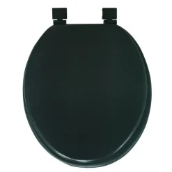 Sale SIMPLY Abattant wc mousse noir 36x39cm