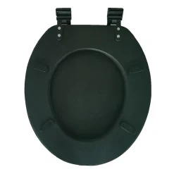 Sale SIMPLY Abattant wc mousse noir 36x39cm