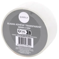 New SIMPLY Adhesif d'emballage transparent