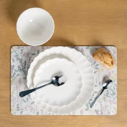 New KITCHEN COLLECTION Assiette a dessert fleur d19cm