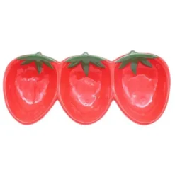 Outlet KITCHEN COLLECTION Assiette aperitif fraise/citron