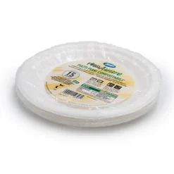 Hot Assiette d23cm x15 bagasse