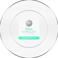 Best CELEBRATE Assiette d23cm x10 plastique reu