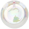 Online RAINBOW CHRISTMAS Assiette plate en verre irrise