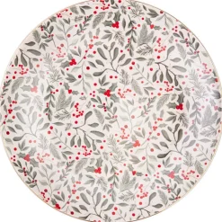 Hot SECRET FOREST Assiette plate fleurie noel