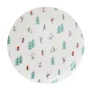 Online RAINBOW CHRISTMAS Assiette plate motif ski d26.5cm