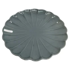Online KITCHEN COLLECTION Assiette plate verte forme fleur
