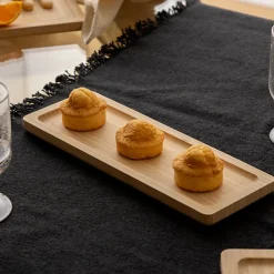 Outlet SECRET DE GOURMET Assiette presentation bambou rio