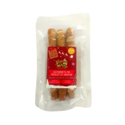 Clearance BARKING MAD Batonnets de poulet et morue 60g