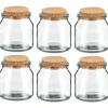 Best SIMPLY Bocal + couvercle en liege x6