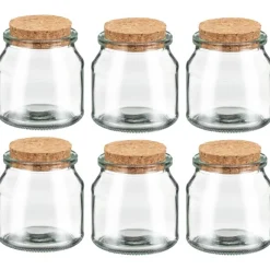 Best SIMPLY Bocal + couvercle en liege x6