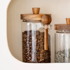 Online KITCHEN COLLECTION Bocal en verre et cuillere 700ml