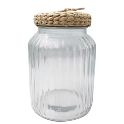KITCHEN COLLECTION Bocal strie naturel 1l