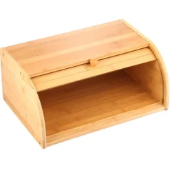 Discount THE ORGANIZED KITCHEN Boite a pain en bambou