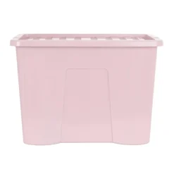 Boite 80l avec couvercle rose