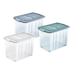 Outlet Boite plastique a roulette 65l