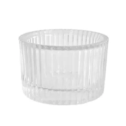 Hot QUIET LUXURY Bougeoir verre strie