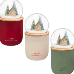 Discount WOOD & BERRIES Bougie boule a neige