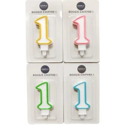 Online SIMPLY Bougie chiffre 1