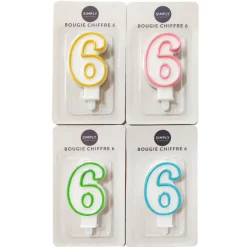 Clearance SIMPLY Bougie chiffre 6