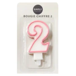 Outlet SIMPLY Bougie chiffre 2