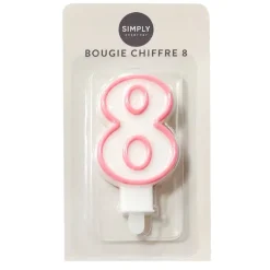 Outlet SIMPLY Bougie chiffre 8