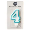 SIMPLY Bougie chiffre 4