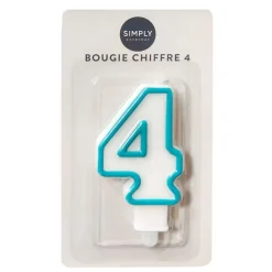 SIMPLY Bougie chiffre 4