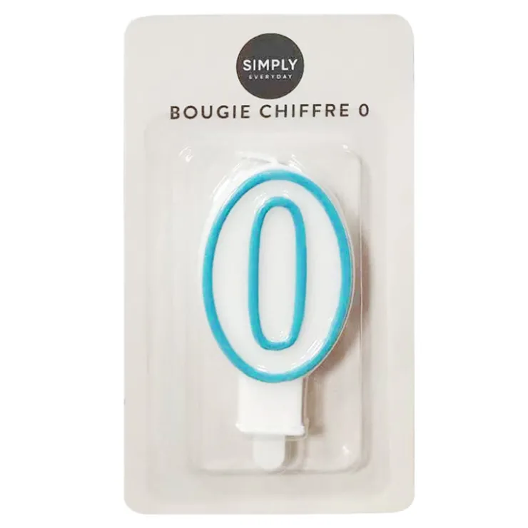 Outlet SIMPLY Bougie chiffre 0