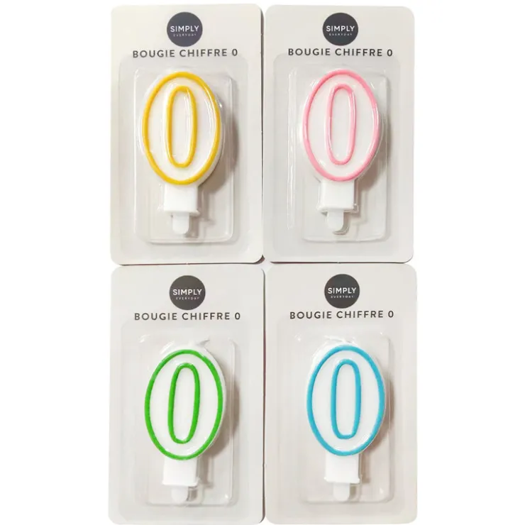 Outlet SIMPLY Bougie chiffre 0