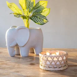 New BOHO BEACH Bougie citronnelle pot en verre