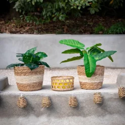 New BOHO BEACH Bougie citronnelle pot en verre