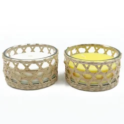 New BOHO BEACH Bougie citronnelle pot en verre