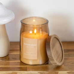 Sale COSY SEASON Bougie couvercle bois m