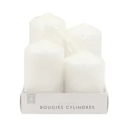 Outlet SIMPLY Bougie cylindre x4