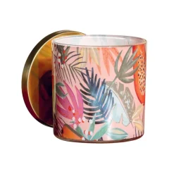New HOT TROPICS Bougie decorative metallique