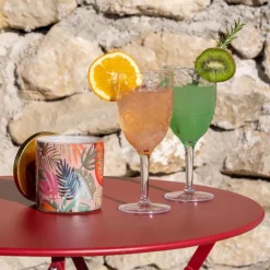 New HOT TROPICS Bougie decorative metallique