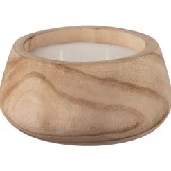 New NATURAL HOME Bougie pot bois