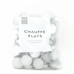 New SIMPLY Bougies chauffe plat x70