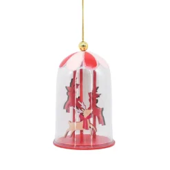 Boule en verre carrousel a suspe