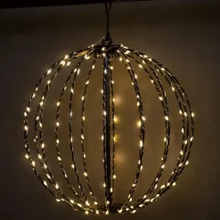 Outlet Boule lum dia 30cm 160 led blanc