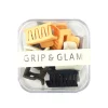 GRIP & GLAM Box min pince cheveux brown