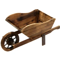 Best MASON & JONES Brouette pot de fleurs en bois b