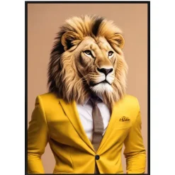 Best Cadre image lion 50x70cm